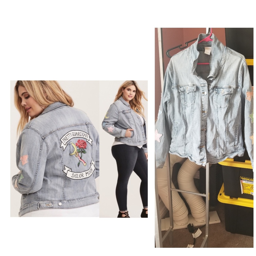 Denim sailor moon jacket